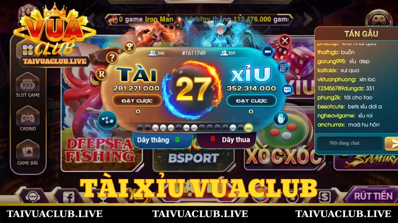 Hướng dẫn cách chơi Tài xỉu Vuaclub hiệu quả